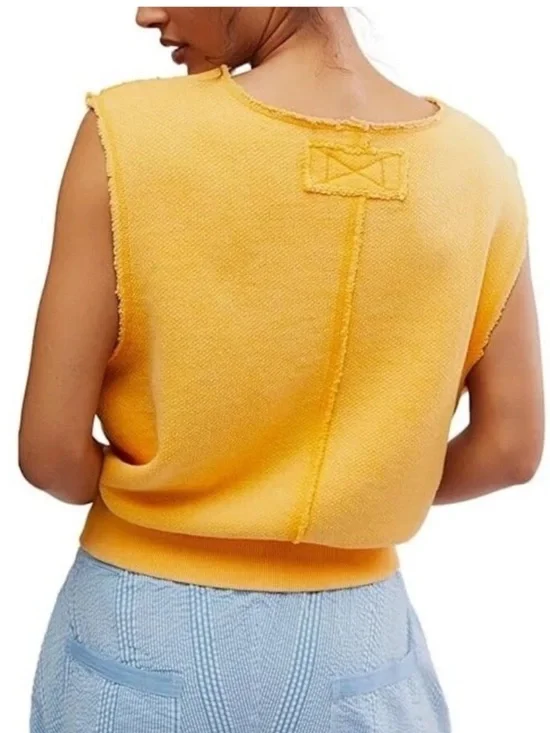 We The Free So Easy Muscle Tank in California Poppy - Picture 2 of 6